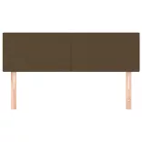 sötétbarna szövet fejtámla 144x5x78/88 cm