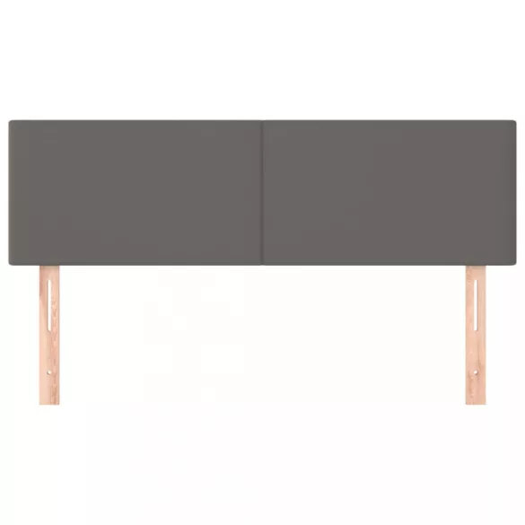 szürke műbőr fejtámla 144x5x78/88 cm