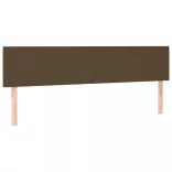 sötétbarna szövet fejtámla 160 x 5 x 78/88 cm