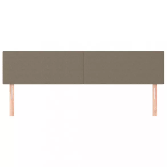 tópszínű szövet fejtámla 160 x 5 x 78/88 cm