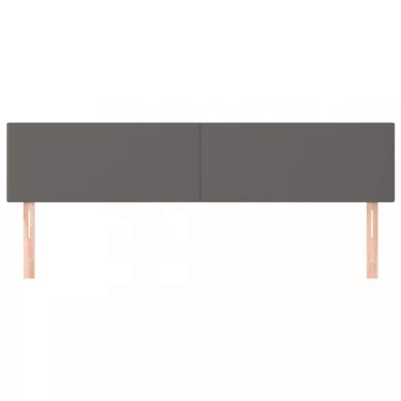 szürke műbőr fejtámla 160x5x78/88 cm