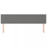 sötétszürke szövet fejtámla 180 x 5 x 78/88 cm