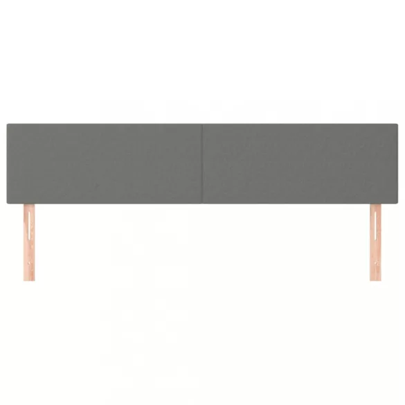 sötétszürke szövet fejtámla 200 x 5 x 78/88 cm