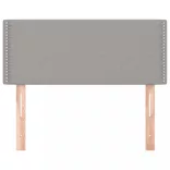 világosszürke szövet fejtámla 90x5x78/88 cm