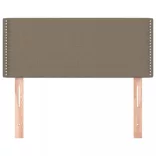 tópszínű szövet fejtámla 90x5x78/88 cm