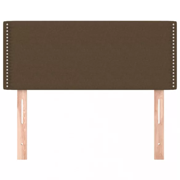 sötétbarna szövet fejtámla 100x5x78/88 cm