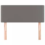 szürke műbőr fejtámla 100x5x78/88 cm