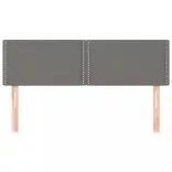 sötétszürke szövet fejtámla 144x5x78/88 cm