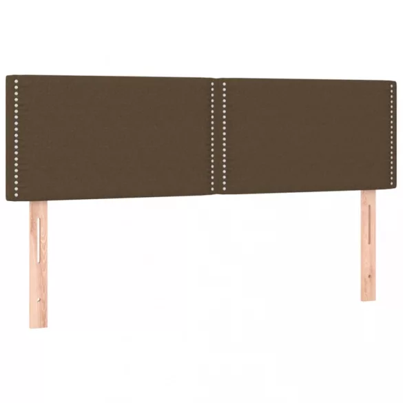 sötétbarna szövet fejtámla 144x5x78/88 cm