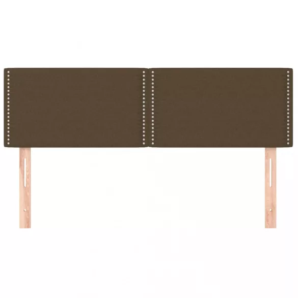 sötétbarna szövet fejtámla 144x5x78/88 cm