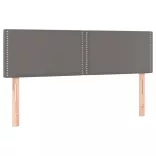 szürke műbőr fejtámla 144x5x78/88 cm