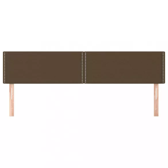 sötétbarna szövet fejtámla 180 x 5 x 78/88 cm