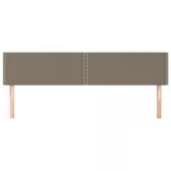 tópszínű szövet fejtámla 180 x 5 x 78/88 cm