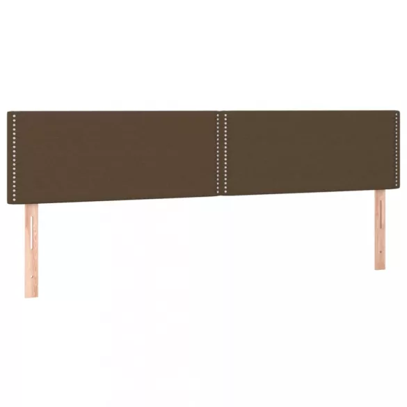 sötétbarna szövet fejtámla 200 x 5 x 78/88 cm