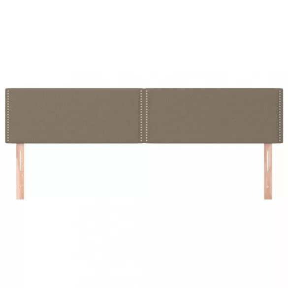 tópszínű szövet fejtámla 200 x 5 x 78/88 cm