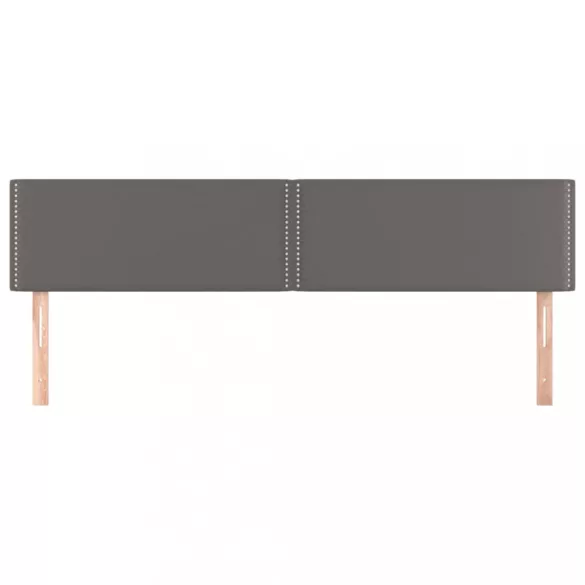 szürke műbőr fejtámla 200 x 5 x 78/88 cm