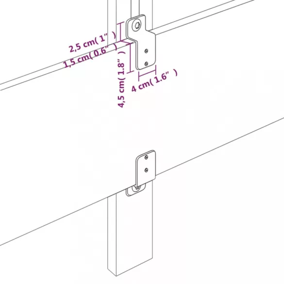 sötétszürke bársony fejtámla 80 x 5 x 78/88 cm