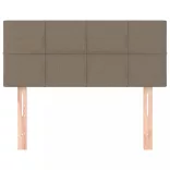 tópszínű szövet fejtámla 90x5x78/88 cm