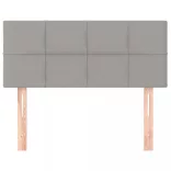 világosszürke szövet fejtámla 100x5x78/88 cm