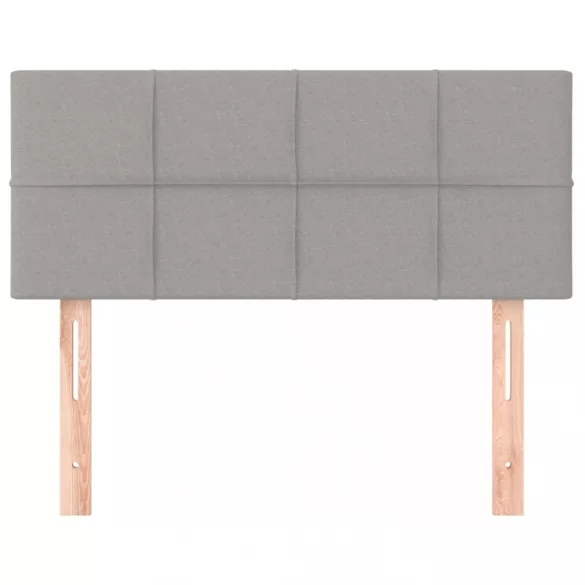 világosszürke szövet fejtámla 100x5x78/88 cm