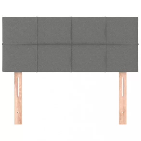 sötétszürke szövet fejtámla 100x5x78/88 cm