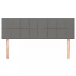 sötétszürke szövet fejtámla 144x5x78/88 cm