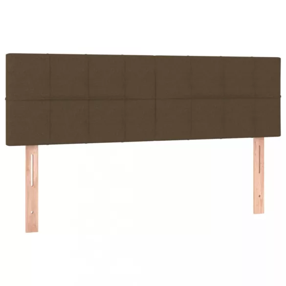 sötétbarna szövet fejtámla 144x5x78/88 cm