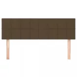 sötétbarna szövet fejtámla 144x5x78/88 cm