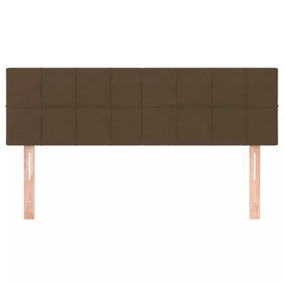 sötétbarna szövet fejtámla 144x5x78/88 cm