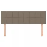 tópszínű szövet fejtámla 144x5x78/88 cm