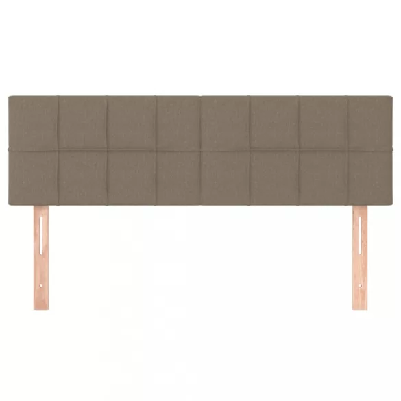 tópszínű szövet fejtámla 144x5x78/88 cm