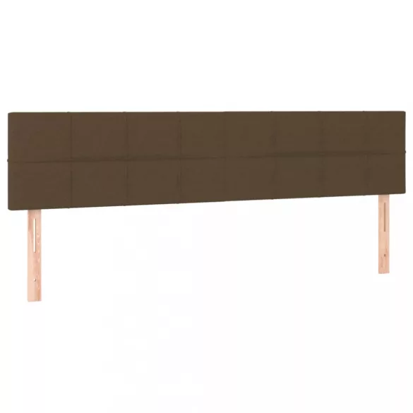 sötétbarna szövet fejtámla 180 x 5 x 78/88 cm