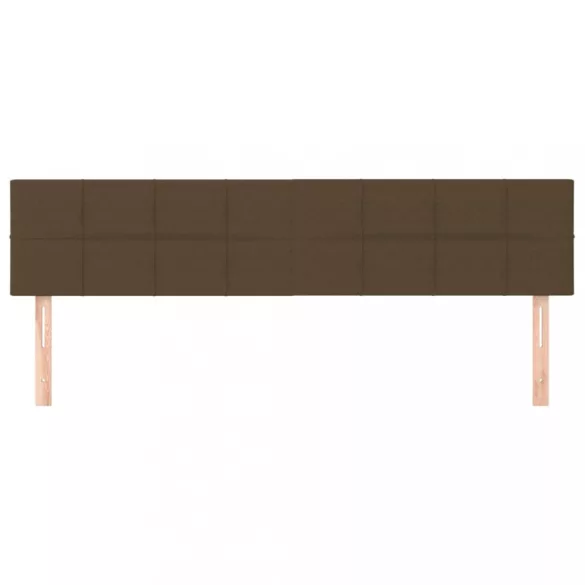 sötétbarna szövet fejtámla 200 x 5 x 78/88 cm