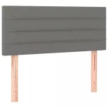 sötétszürke szövet fejtámla 80 x 5 x 78/88 cm