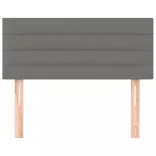 sötétszürke szövet fejtámla 80 x 5 x 78/88 cm