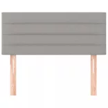 világosszürke szövet fejtámla 90x5x78/88 cm