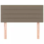 tópszínű szövet fejtámla 90x5x78/88 cm