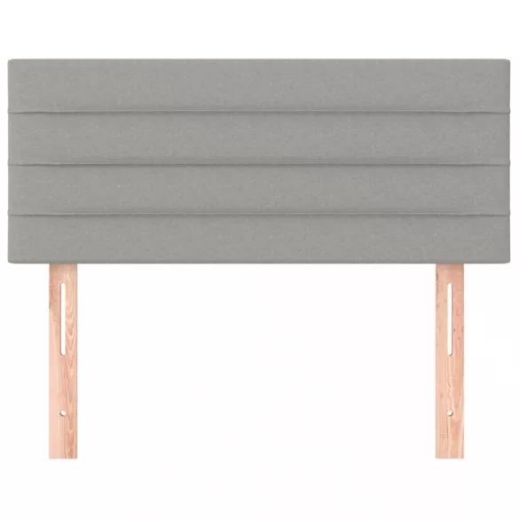 világosszürke szövet fejtámla 100x5x78/88 cm