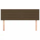 sötétbarna szövet fejtámla 144x5x78/88 cm