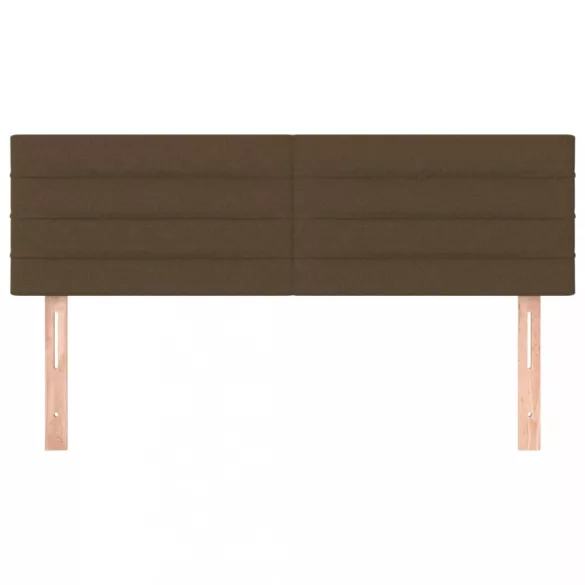 sötétbarna szövet fejtámla 144x5x78/88 cm