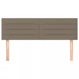 tópszínű szövet fejtámla 144x5x78/88 cm