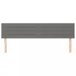 sötétszürke szövet fejtámla 160 x 5 x 78/88 cm