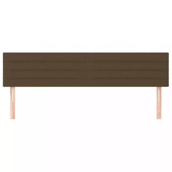 sötétbarna szövet fejtámla 160 x 5 x 78/88 cm
