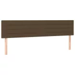 sötétbarna szövet fejtámla 180 x 5 x 78/88 cm