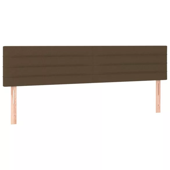sötétbarna szövet fejtámla 180 x 5 x 78/88 cm