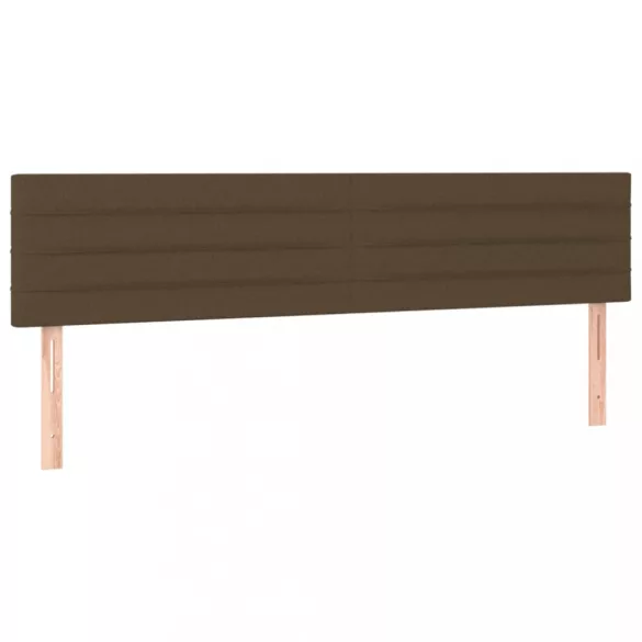 sötétbarna szövet fejtámla 200 x 5 x 78/88 cm