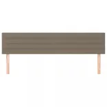 tópszínű szövet fejtámla 200 x 5 x 78/88 cm