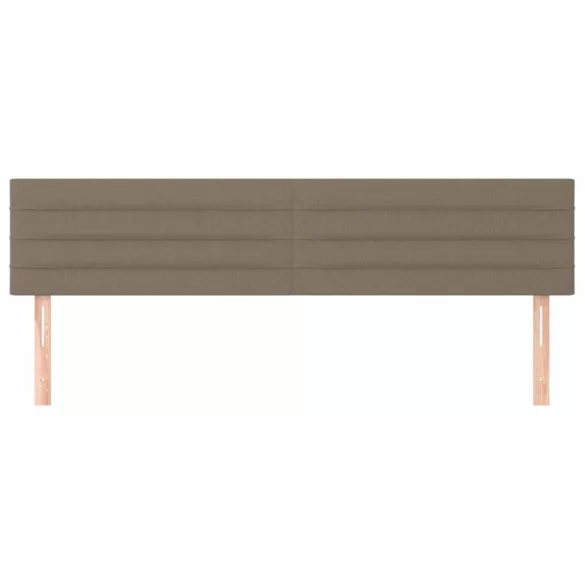 tópszínű szövet fejtámla 200 x 5 x 78/88 cm