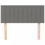 sötétszürke szövet fejtámla 80 x 5 x 78/88 cm