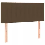 sötétbarna szövet fejtámla 80 x 5 x 78/88 cm